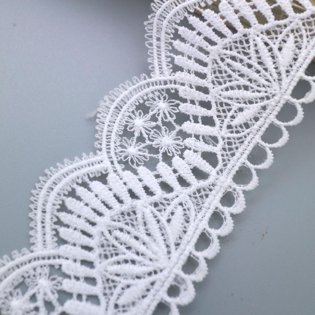 Thin Milk Lace, Lolita Dress Accessories, Dress Trim, Cuffs, Wavy Flower Lace