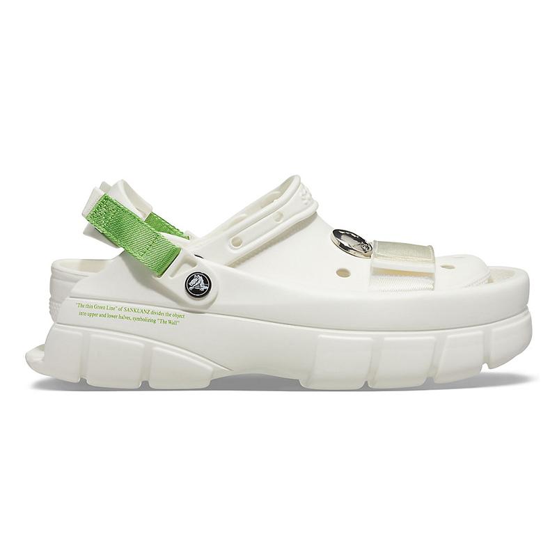 Crocs Sankuanz X Clog Hole sports beach sandals for men and women white