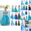 Girls Elsa Kids Fancy Dress Costume Princess Anna Party Dresses Cosplay Outfits
