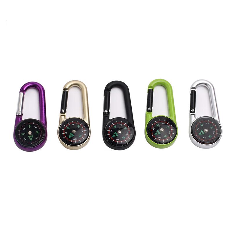 Linpan DC27 Zinc Alloy Carabiner with Compass