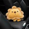 Crab Auto Headrest Cartoon Lion Car Waist Cushion Lion Plush Car Neck Pillow  Car Accessorie