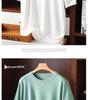 Men's Plus Size Loose Knit Short-Sleeve Pullover Top