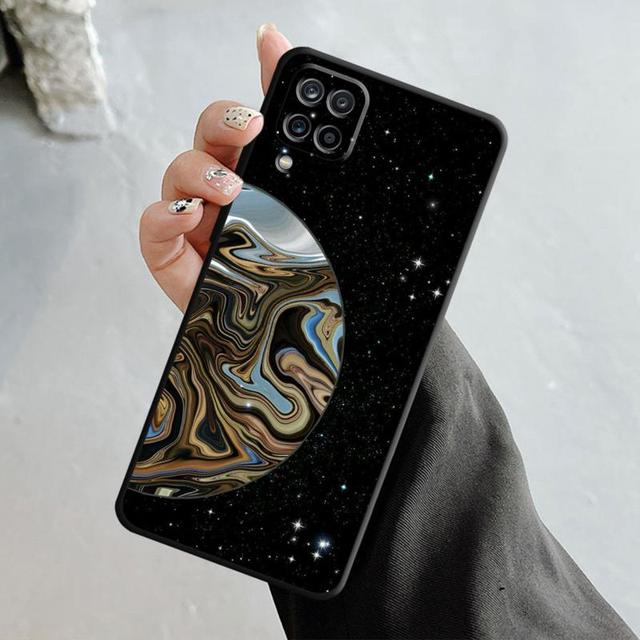 Phone Shell For Samsung Galaxy A70 A70s A50 A30s A04s A20s A20e A02 A02s A03 A42 M52 M31 M04 Case Galaxy Celestial Body Love
