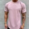 2023 Men's New English Letter Fashion High Quality Street Fitness Print Short Sleeve Casual 100% Cotton Round Neck T-shirt S-4XL