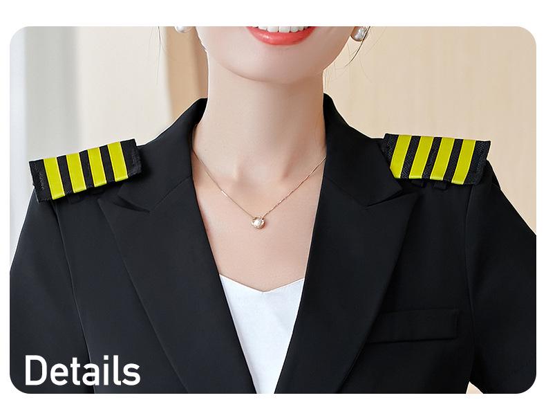 Women's Short-Sleeved Uniform Set for Summer: Ideal for Front Desk, Jewelry Store, Beautician, and Catering Services.