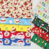 Snowman Christmas Deer Series Printed DIY Sewing Twill 100% Cotton Fabric for Baby Clothes Bedding Textile Tilda Quilting Tissus