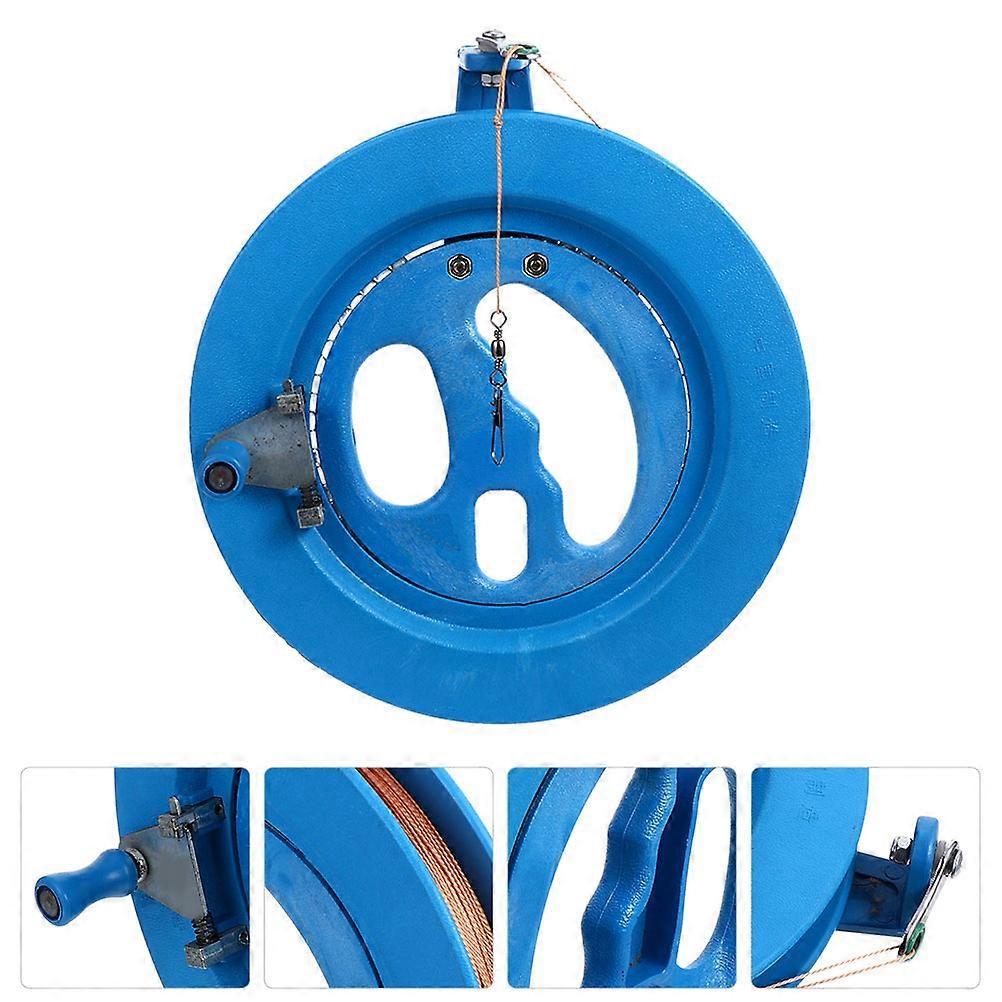 1 Set Reel Winder Outdoor Kite Line Hand Wheel Winding Reel Grip Wheel 200m Line