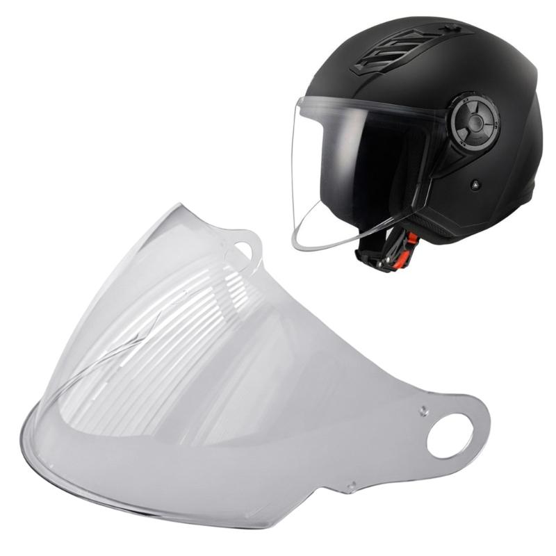 Polycarbonate Front Cover for OF616 Helmets, Lens Change Part with Wide Front Coverage for Daily Road Use and Quick Install