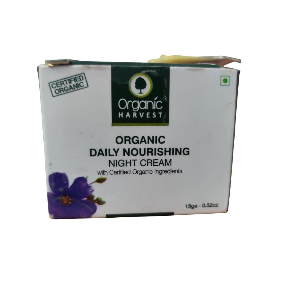 @ Organic Harvest Daily Nourishing Night Cream 15g UKZQ181 50%off