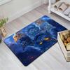 Cat in the Night Rug Floor Mat for Living Room or Bedroom Soft and Comfortable Carpet a Gift for Birthday and Holiday.MFF0918268
