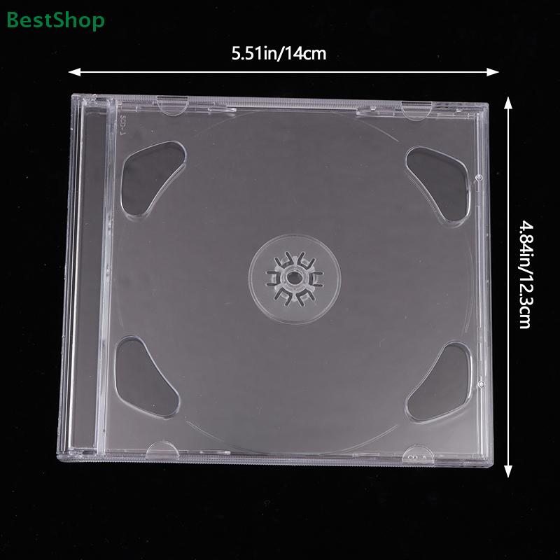 Transparente DVD-Kunststoffboxen, Disc-Verpackungsboxen, Doppelt verdickte CD-Hüllen