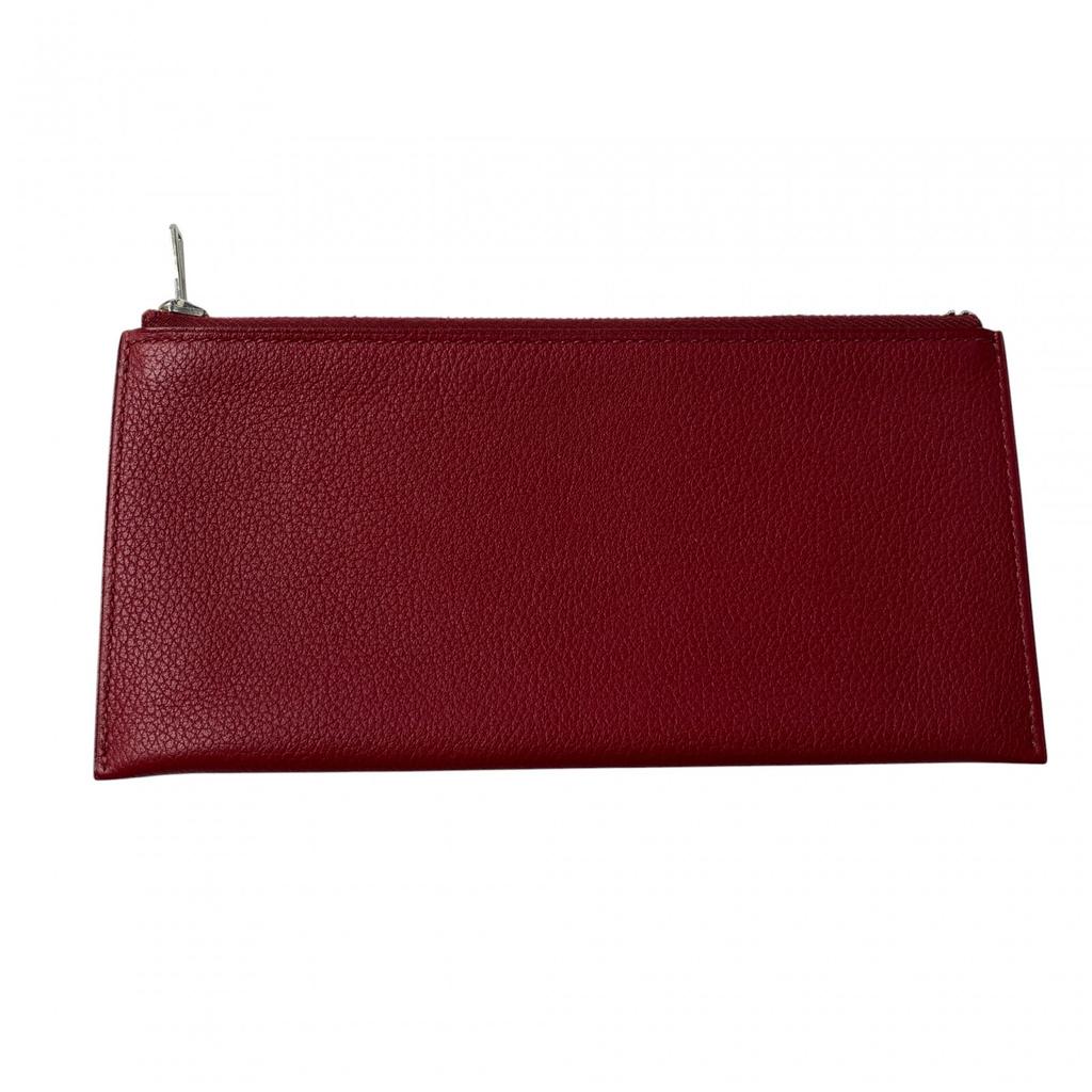 Used HERMESPurse Red series Evercolor Women