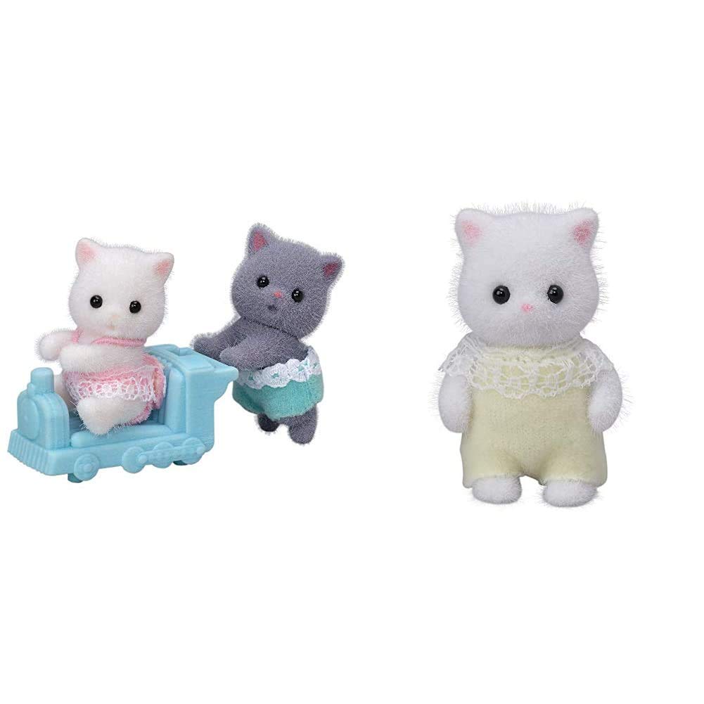 Sylvanian Families Doll Persian Cat Twins N-108 Baby N-107Set Purchase
