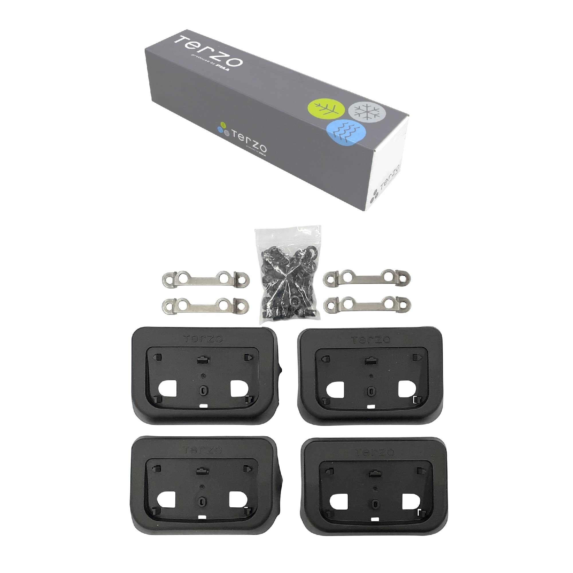 

Комплект базовых креплений Terzo DR25 для конкретного автомобиля (для Subaru Levorg, Базовый багажник на крышу, 4 шт.)