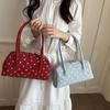 Yogodlns New Large Capacity Shoulder Bags Zipper Polka Dot Bowling Underarm Bags For Women Minimalist Shopper Handbag