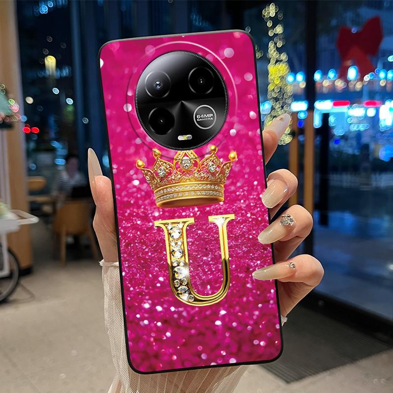 Black Case For BLU Bold K50 Soft Silicone Shockproof Protective Casing For BLU Bold K50 New Luxurious Crown Letter Back Cover