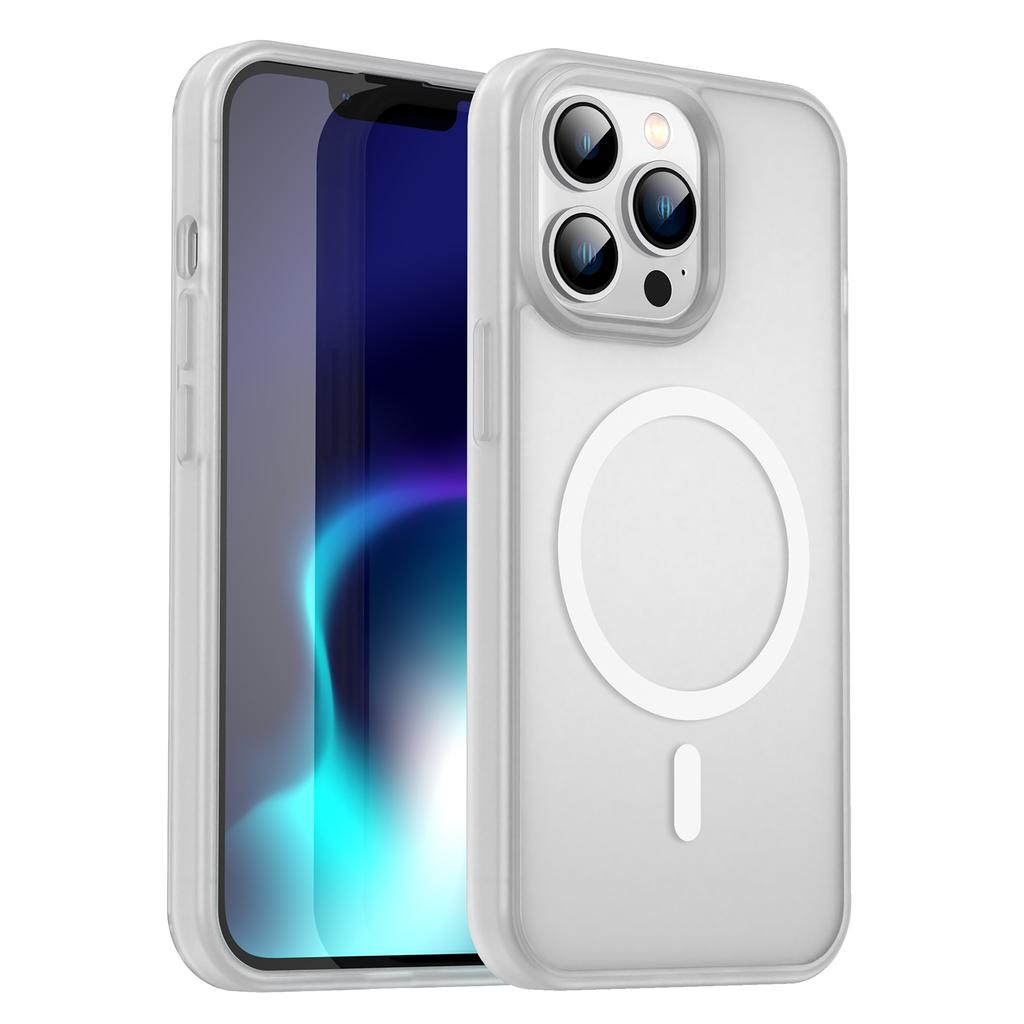 iPhone 16 Pro Magsafe Phone Case,Translucent Matte Shockproof Magnetic Phone Cover for iPhone 16 Pro