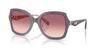 Oakley Sunglasses Frame Color Milky Lens Purple Pink 56mm Women's 0HC8410U, (Front) Violet/Floral Field, Color Gradient,