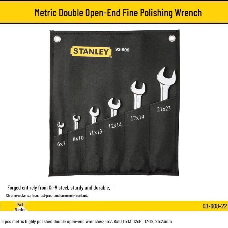 Stanley 93-608-22 6-Piece Multi-Function Wrench Set