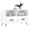 VidaXL TV Cabinet High Gloss White 80x36x50 Cm Engineered Wood 828942