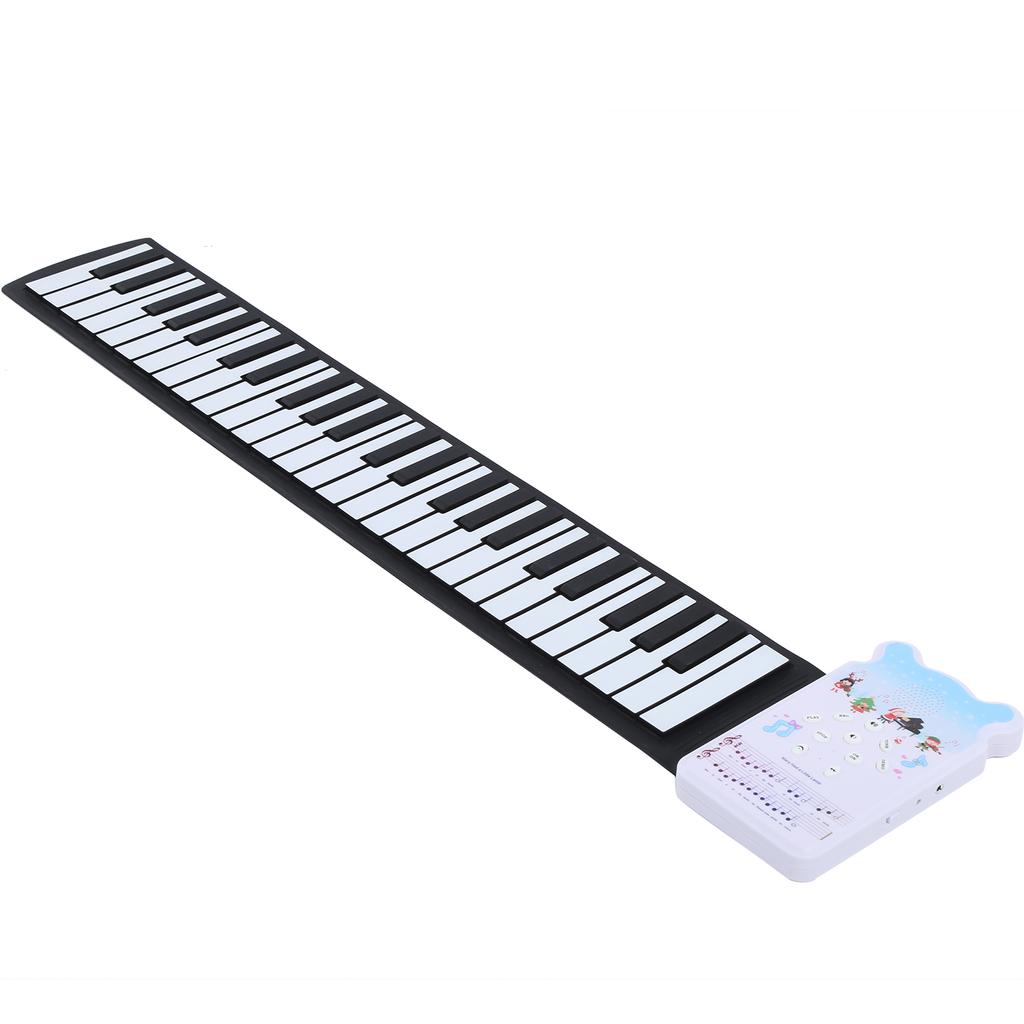 HandRolled Piano Flexible Portable 49 Key Rechargeable BuiltIn Speaker Keyboard Instrument K5