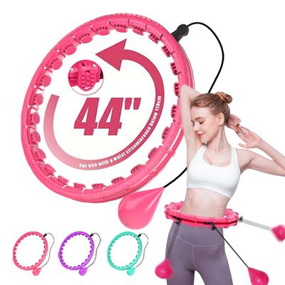 Aro de fitness con pesas para hacer ejercicio en casa, equipamiento deportivo para entretenimiento, aro de hula hula para adelgazar, aro de gimnasio portátil para el cuerpo