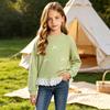 Kids Flannel Pajama Set for Boys Girls - Korean Thick Warm Winter Sleepwear, Color Loungewear