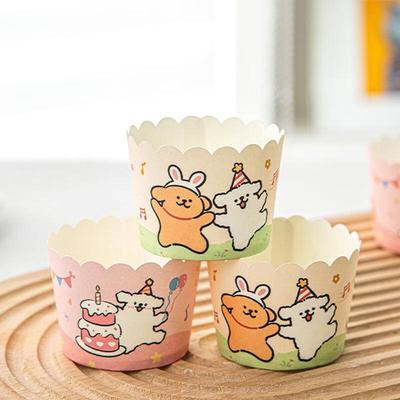 Cartoon Food Grade Cupcake Liners