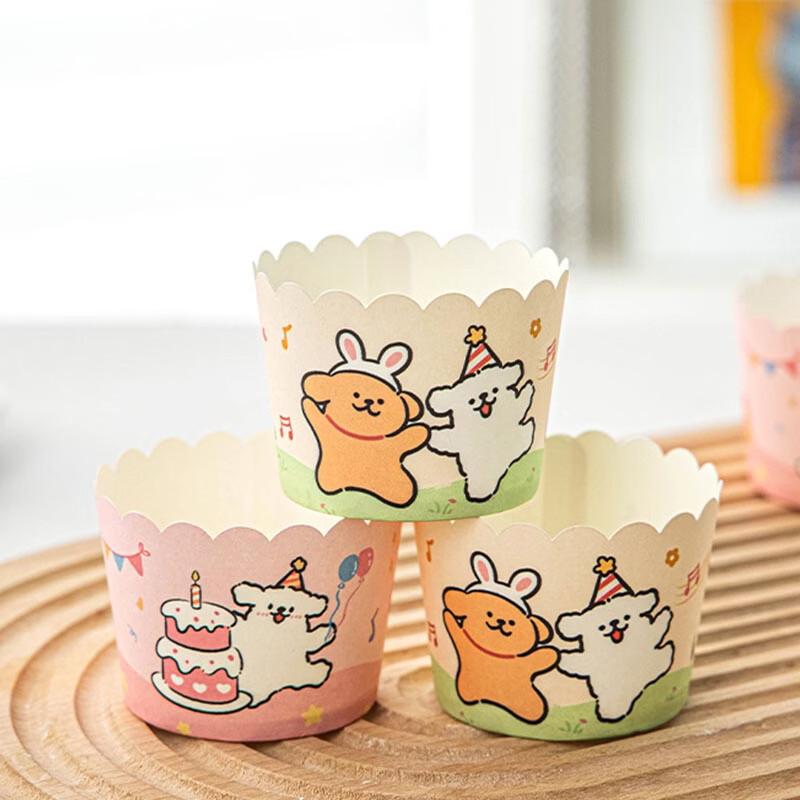 Мультяшные формочки для кексов пищевого качества