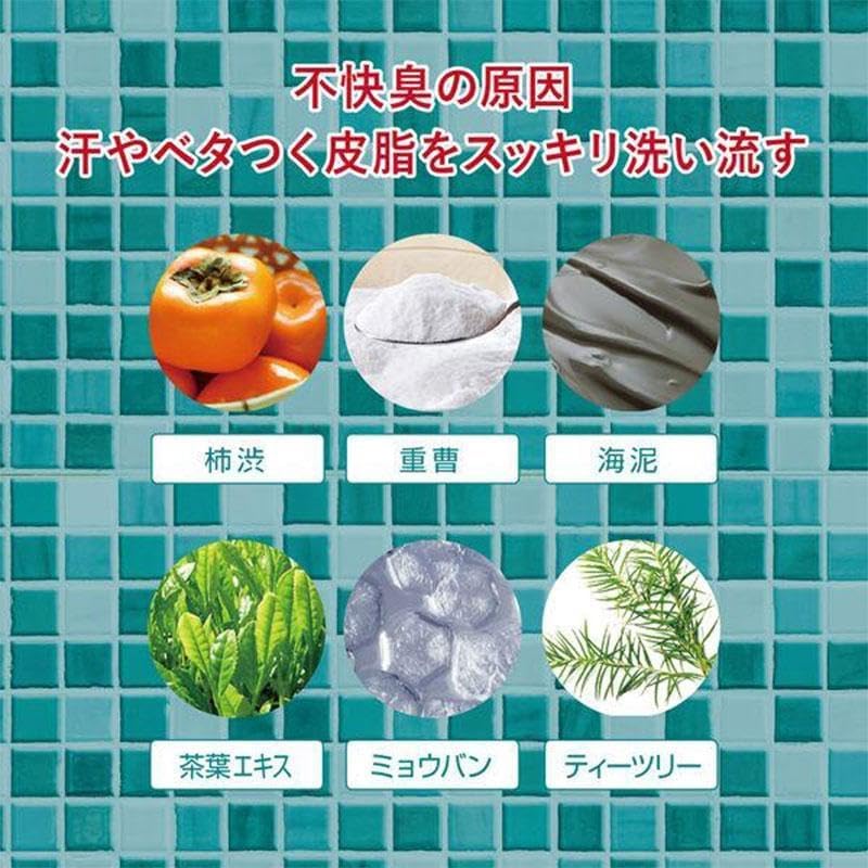 Junsohada Japanese Mint Scalp 485ml x 2 Cosmetex Roland Cool Refreshing Cleansing Shampoo, bottles, Aroma,