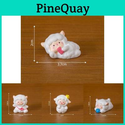 Creative Resin Sheep Collectibles Six Cute Designs For Fun Home And Garden Decor