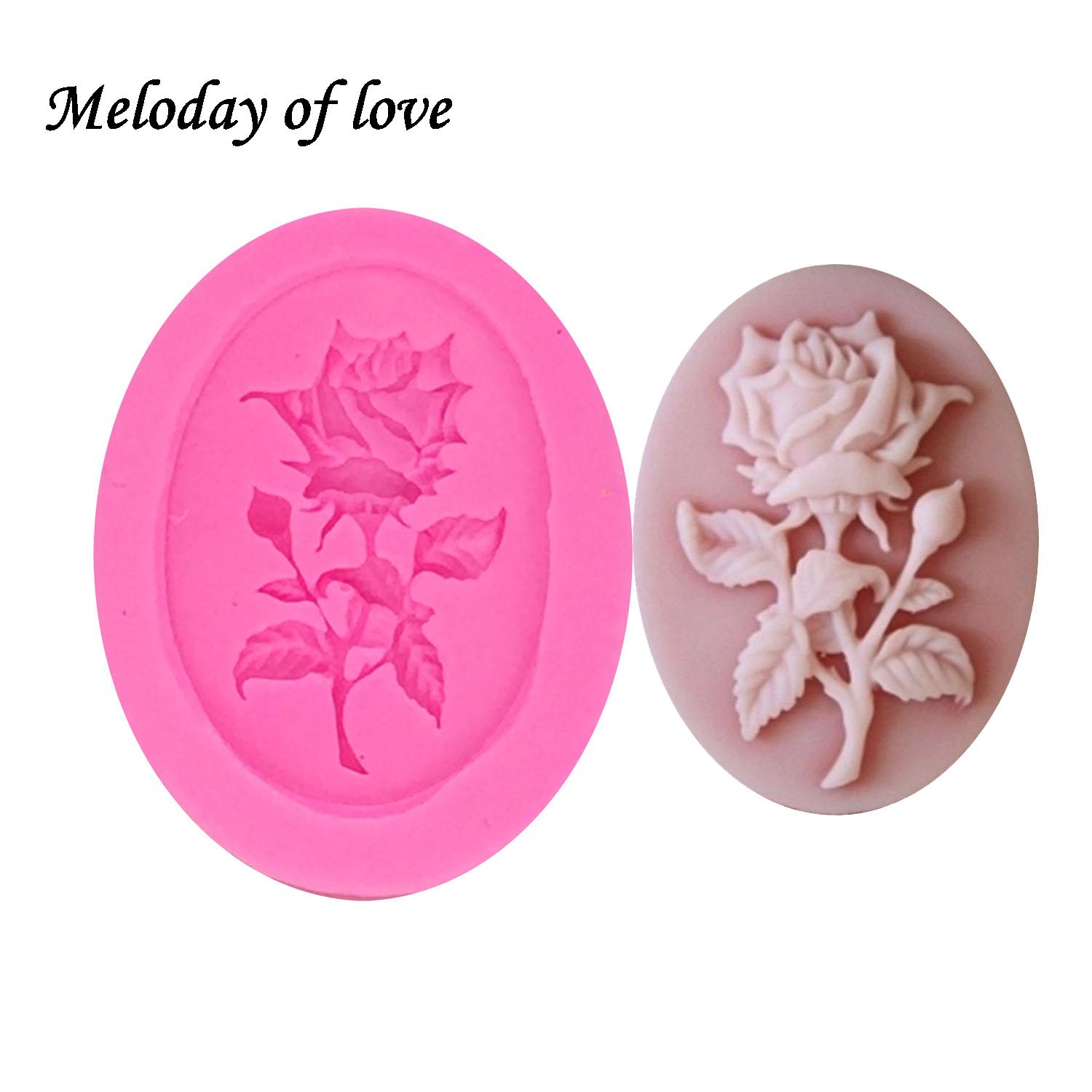 

Силиконовые формы 1 шт. DIY роза инструменты для украшения торта помадка шоколадные формы торт плесень розовый