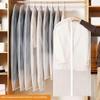 4Pcs Transparent Hanging Clothes Dust Cover Zippered Garment Bags Suit Coat Dress Waterproof Dustproof Wardrobe Storage