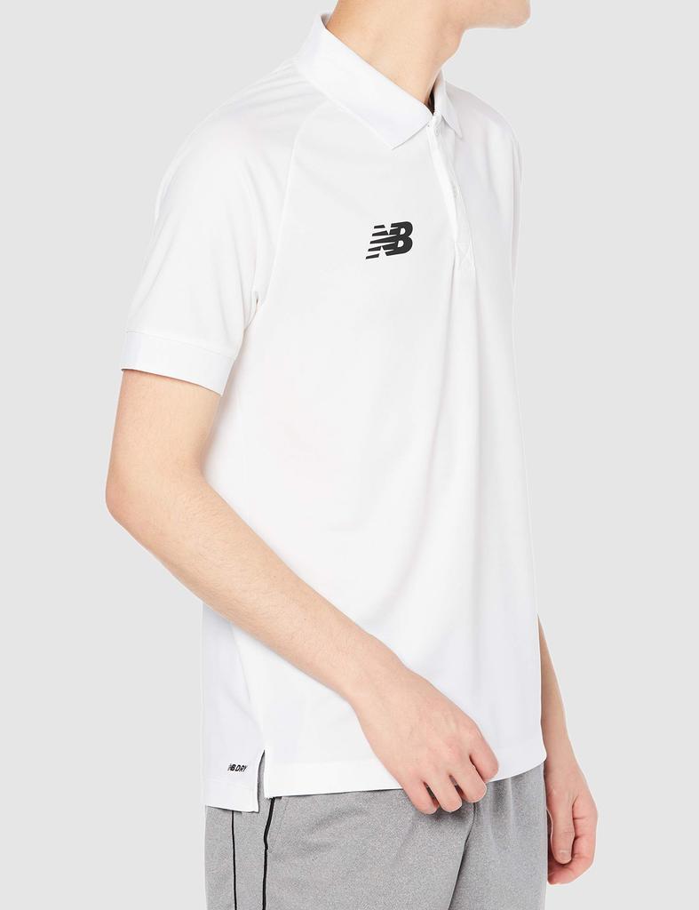 New Balance Polo White Japan Size XL To Japanese Size Soccer/Football Shirt, (WT), (equivalent XL)