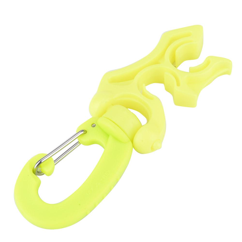 Scuba Diving Double BCD Hose Holder Clip Regulator Retainer Buckle Hook for Dive Snorkeling