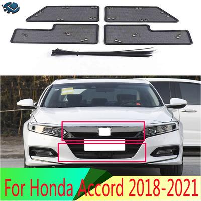 Middle Screening Mesh Front Grille Mesh For Honda Accord Tenth Generation 2018-2021 Front Grille Net Cover Stainless Steel
