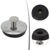 1PCS Sink Plug Bathtub Drain Stopper Rubber Bathroom Washbasin Stainless Steel Sink Plug Drain Plug Bathroom Tools Pisa Lid
