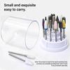 48 Hole Nail Drill Bit Holder Storage Case For Manicure Tools ABS Organizer Box