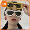 Xiaomi New in Oval Sunglasses for Men Women Fashion Retro Brand Design Shades Eyewear Female Candy Color Goggle Sun Glasses