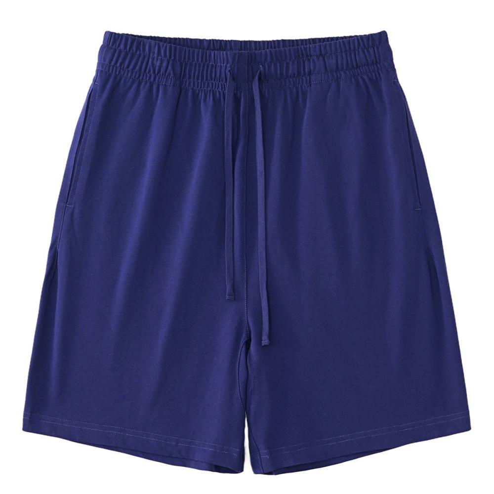 LVLV American Brand Trendy 275g Pure Cotton Loose T-shirt and Sports Shorts Set for Men, Women, and Kids.