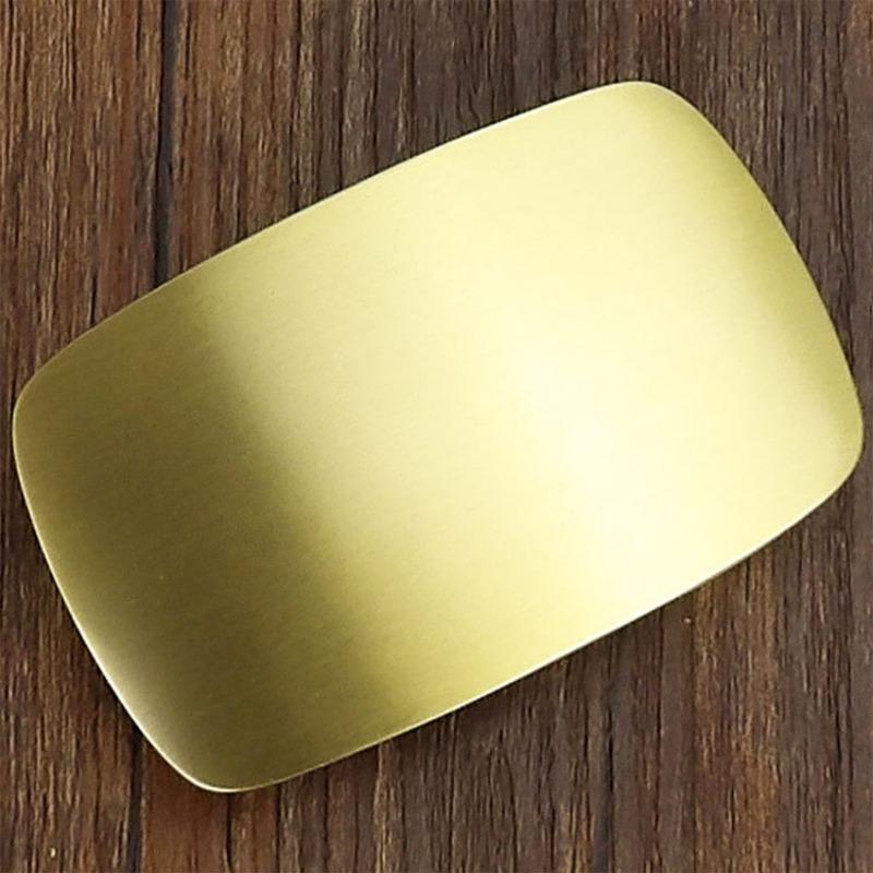 Zodiac Pure Copper Belt, Button Head Men's 3.8 Belt, Head Brass Solid Full Brass Belt Head Clip