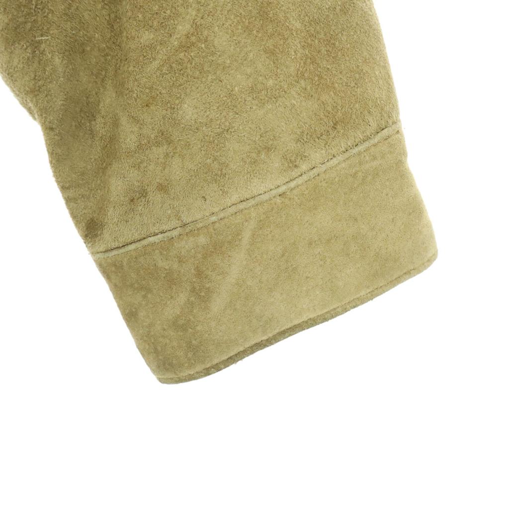 U Long Sleeve Craft Leather Jacket L Brown Men's Used