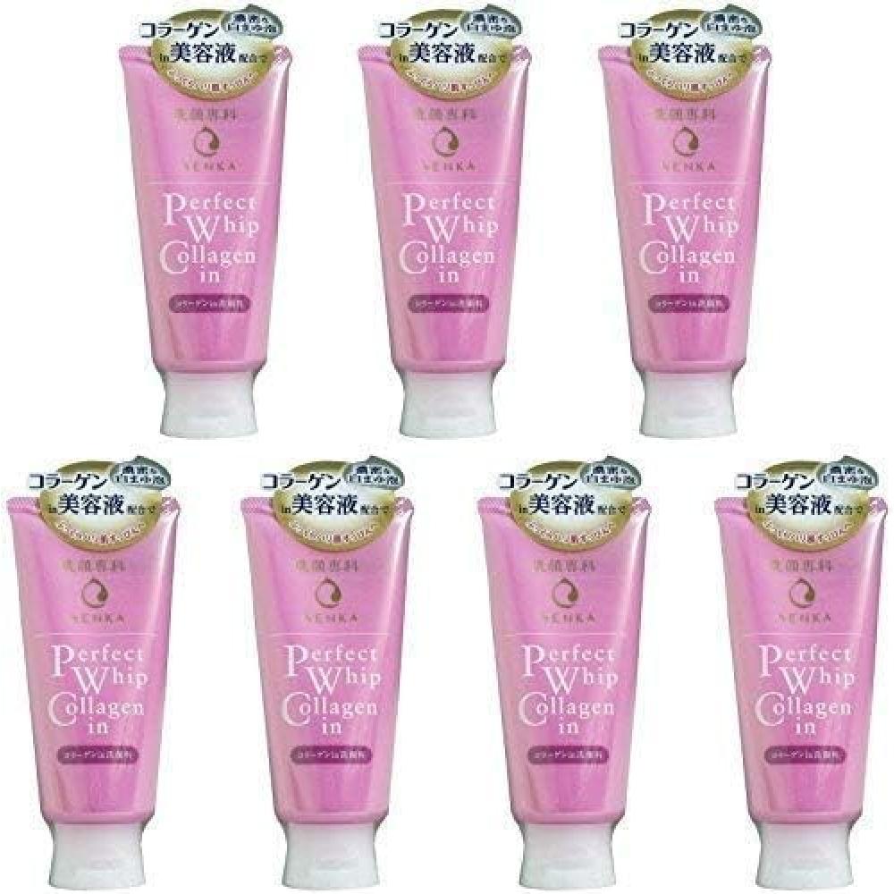 

[Оптовая закупка] Умывальник для лица Senka Perfect Whip Collagen в 120 г [x 7]