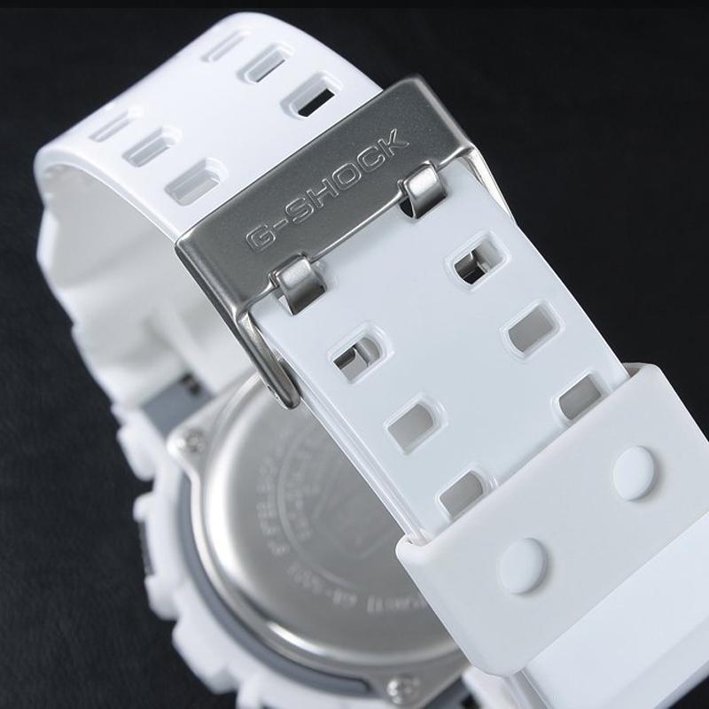 Casio Erkek Likit Kristal/Analog Çift Ekran Serisi Gri Saat GA-100A-7A GA-100A-7A