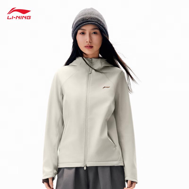 Li-Ning Women's 2025 A/W Fleece-Lined Water-Repellent Sport Windbreaker Jacket