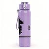1PC Ride Motorcycle Silhouette 750ml Color Plastic Sports Water Bottle Leakproof Flip Straw Lid Suitable for Sports Office Home Use