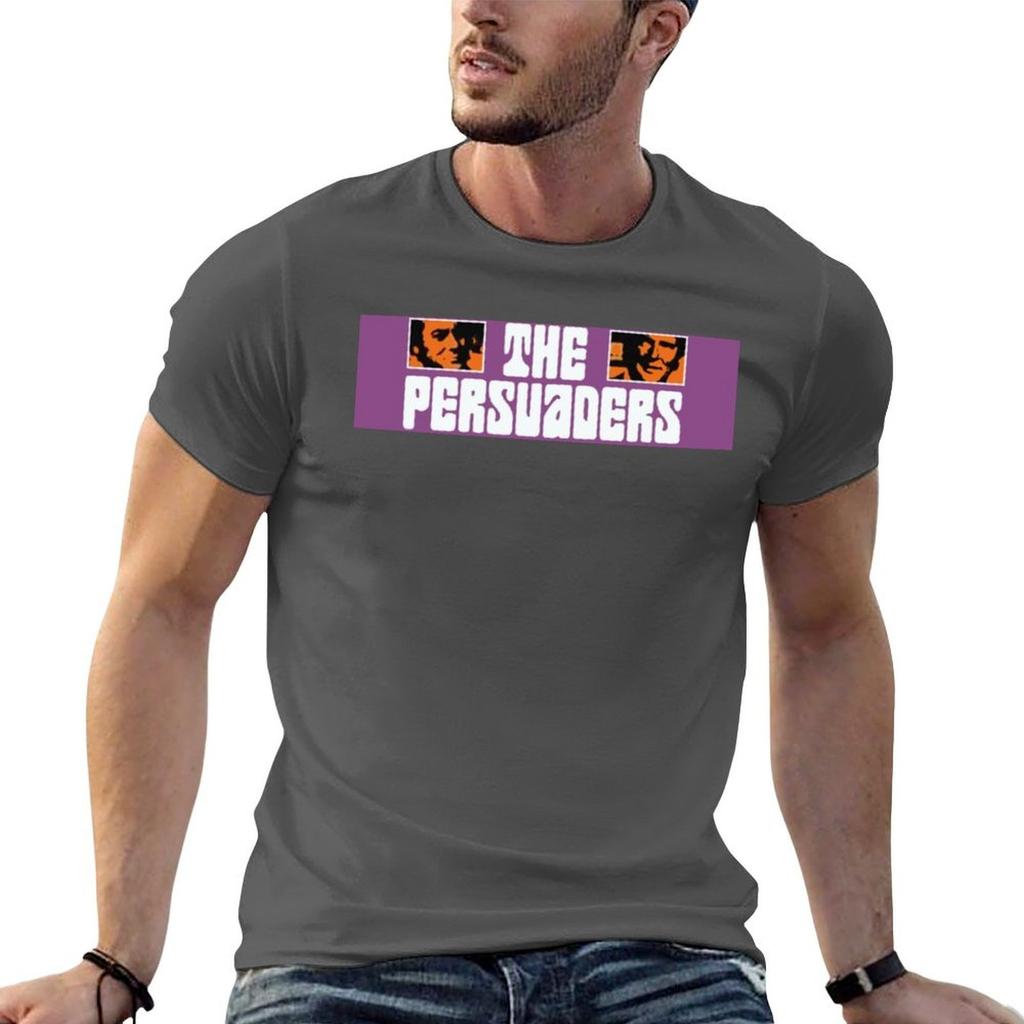 The Persuaders Curtis Moore TShirt All Match Print Short Sleeve Top