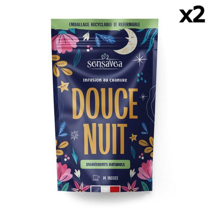 

Infusion naturelle Douce Nuit, au Chanvre CBD (30%) 4 sachets