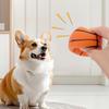 Giocattolo Masticabile per Animali Domestici Forma di Pallacanestro Simulato Resistente al Morso Pulizia Denti Molari Giocattolo per Cani Interattivo Suono Morbido Sollievo dalla Noia Giocattolo per Animali Domestici