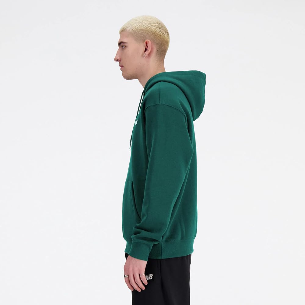 New Balance Sport Essentials Sweatshirt Nightwatch Green Hoodie, Men's (MT41508), (NWG)
